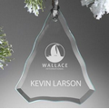 Personalized Holiday Jade Ornament - Triangle